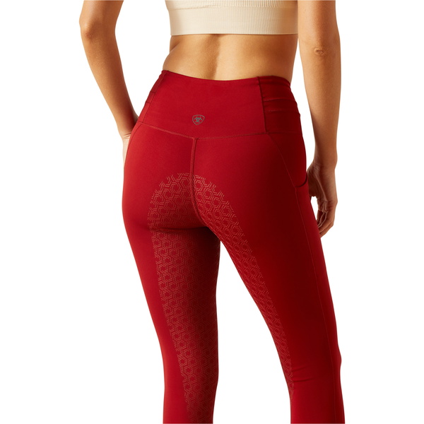 2024 Ariat Womens EOS 2 . 0 Voll Sitz Reiten Strumpfhose 10048912 - Sonne - Getrocknete Tomate